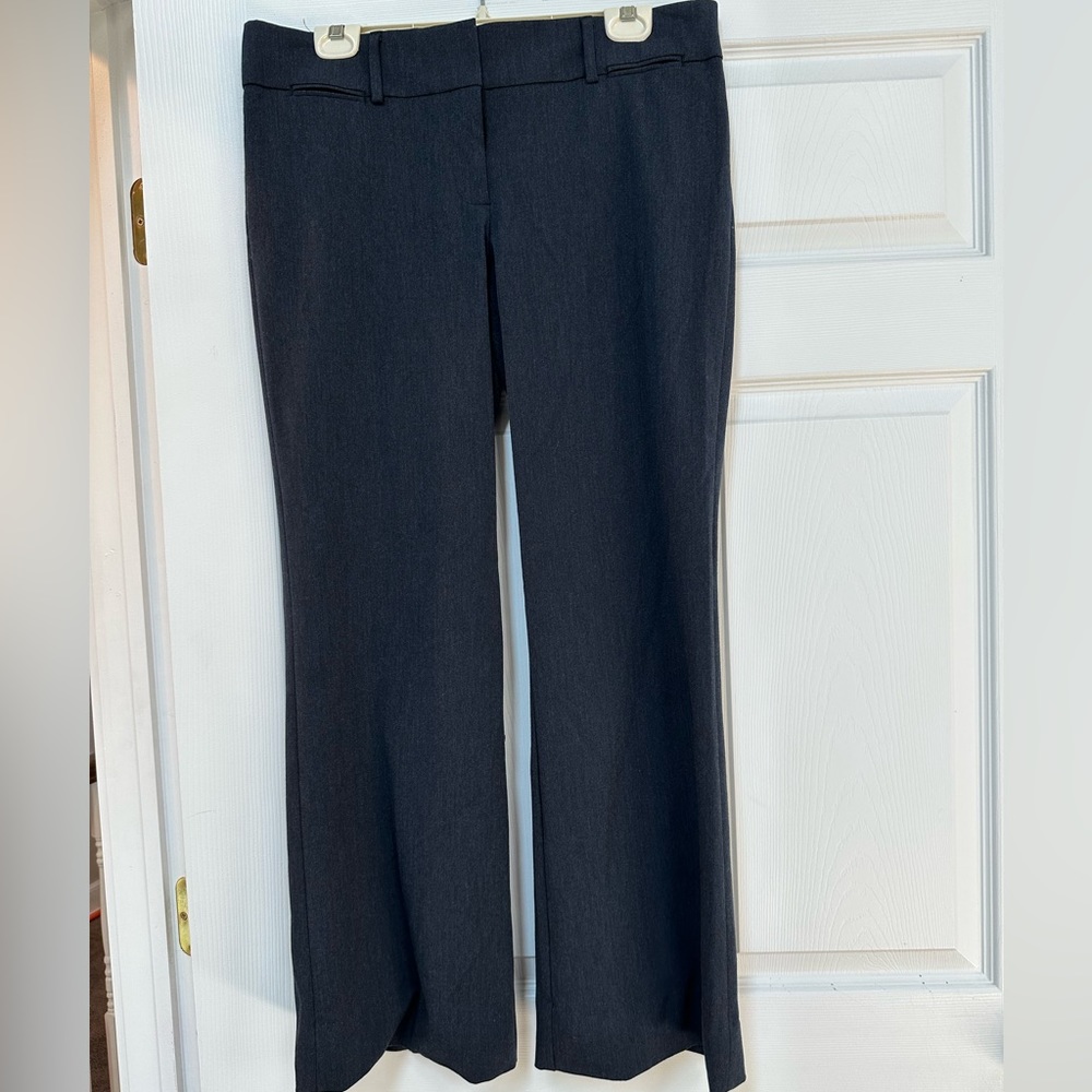 Ann Taylor Lordy Wide Leg Trousers-size 10 Navy